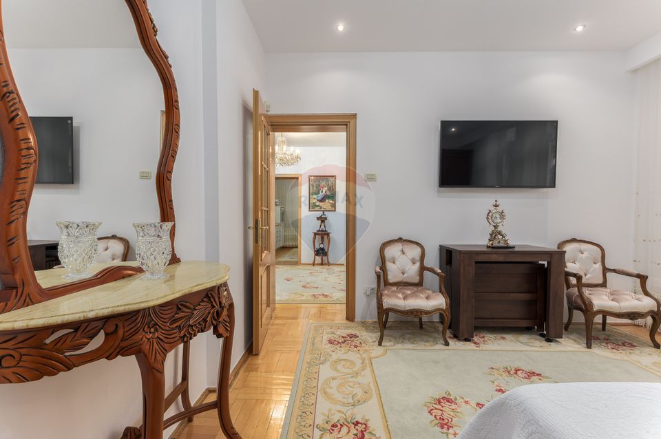 Apartament cu 5 camere in vila, curte si dependinte în Dorobanti