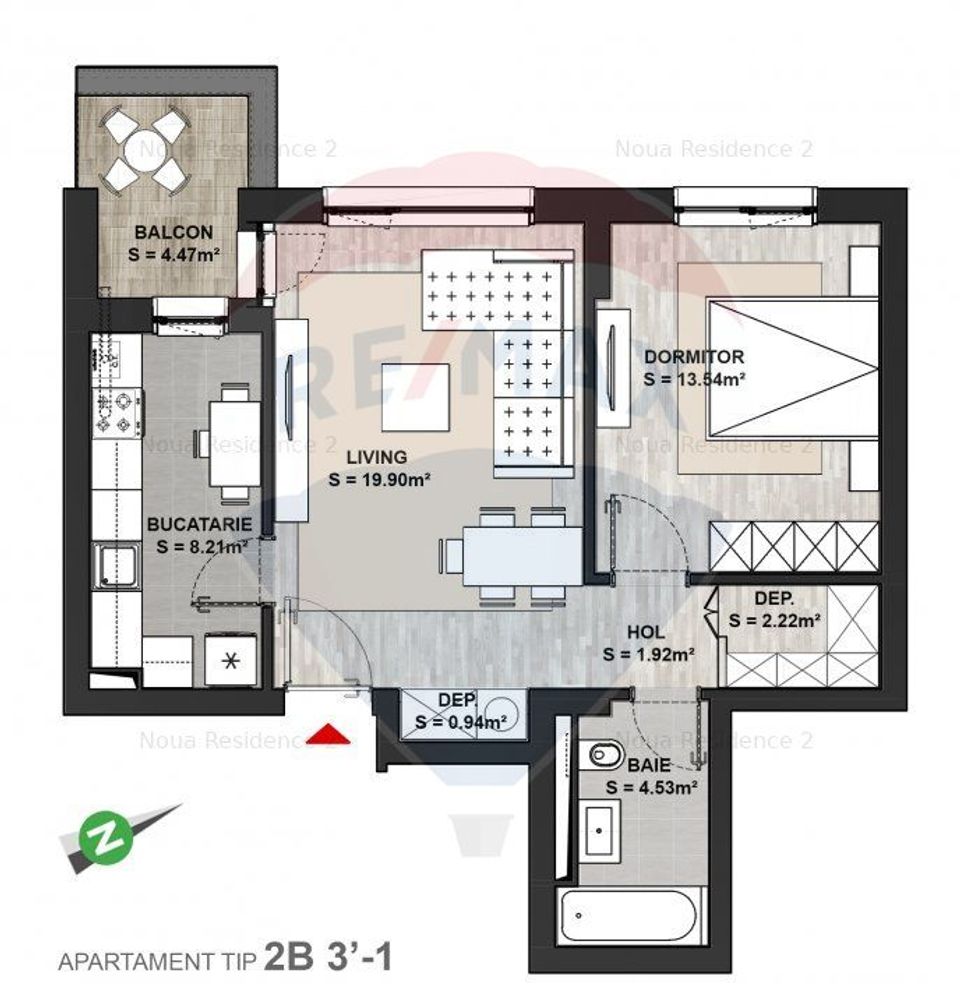 Vânzare apartamet 2 camere, Dârste