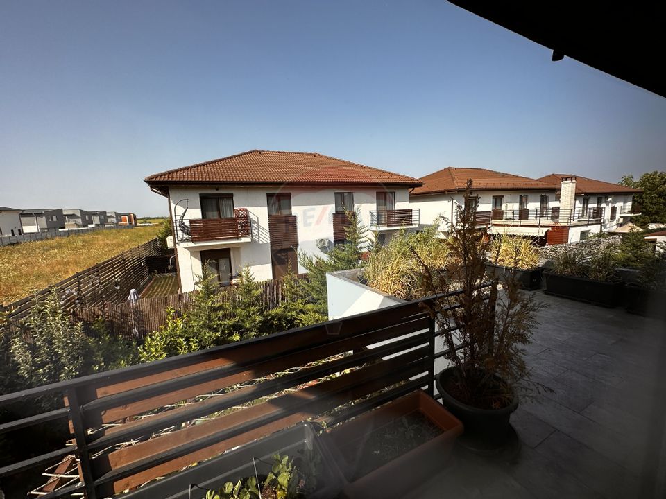 Închiriere Duplex 4 camere cu terasă și grădină Tunari Otopeni