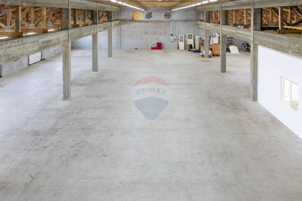 Hală 1.000 mp + curte 3.200 mp + CASĂ 160 mp BONUS | Acces TIR | Bacău