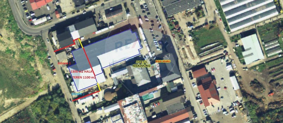 Spațiu industrial de 762mp si inaltime 7m în zona Depozitelor