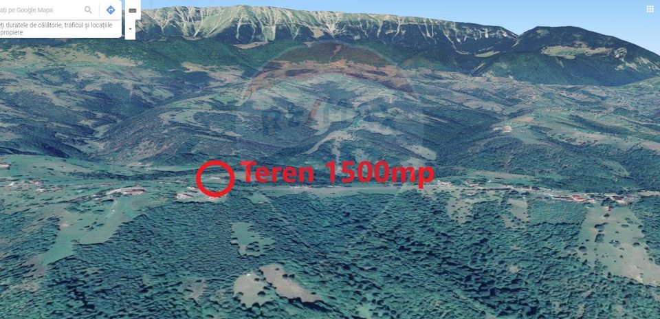 Comision 0%! Teren Moieciu de Jos 1500 mp