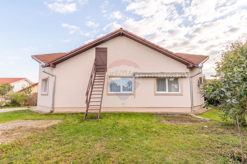 Casa individuala de vanzare 100mp, 600mp teren, garaj, zona Panemar