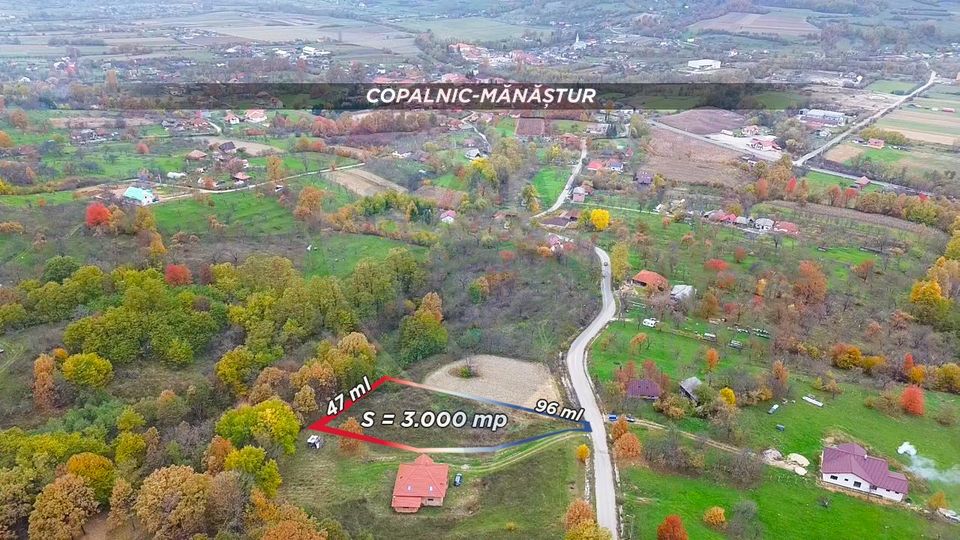 Land 3,000sqm Copalnic-Manastur / Strada Principala