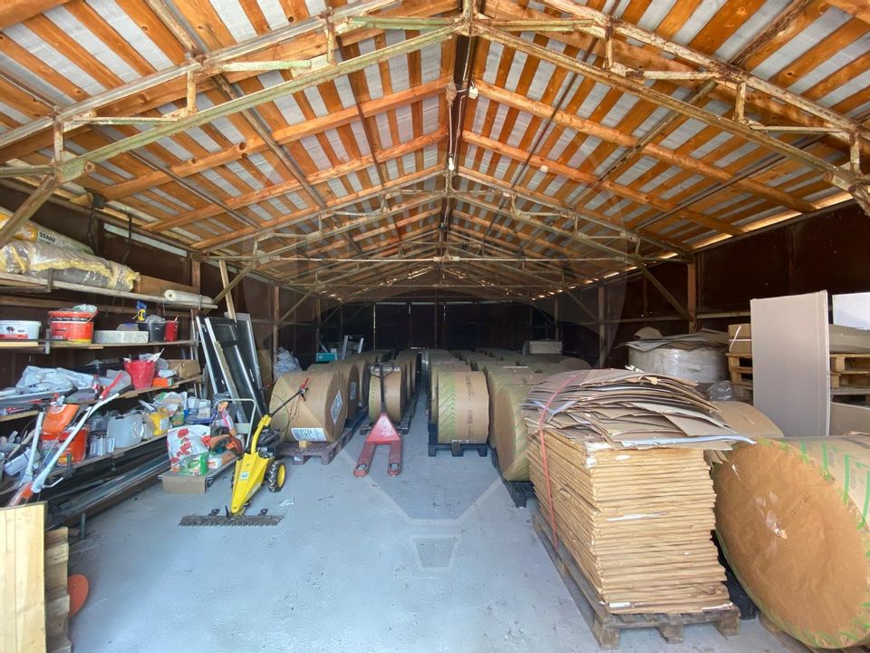 Teren cu hală, Bucsani, Crevedia / DN 61 (A1, A0) 40 Km de București