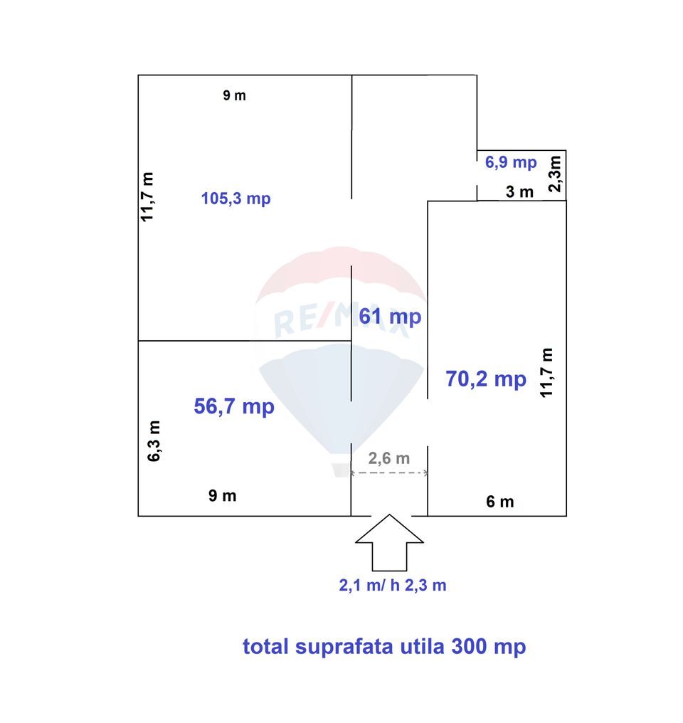 300sq.m Industrial Space for rent, Bartolomeu area