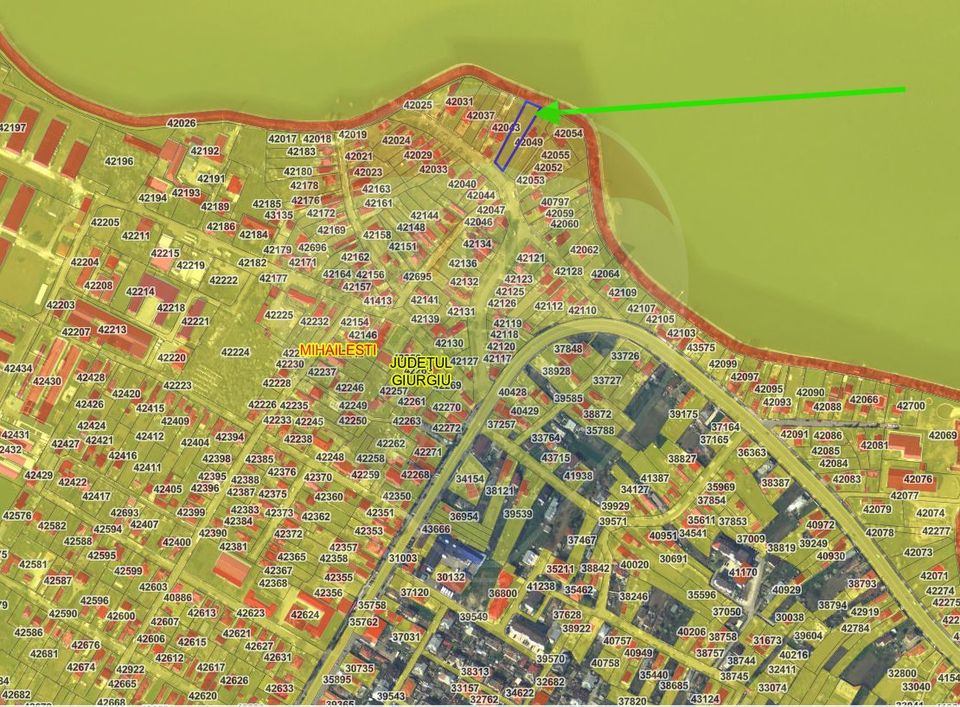 Land 1427 sqm - for sale in Mihailesti near Lake Arges