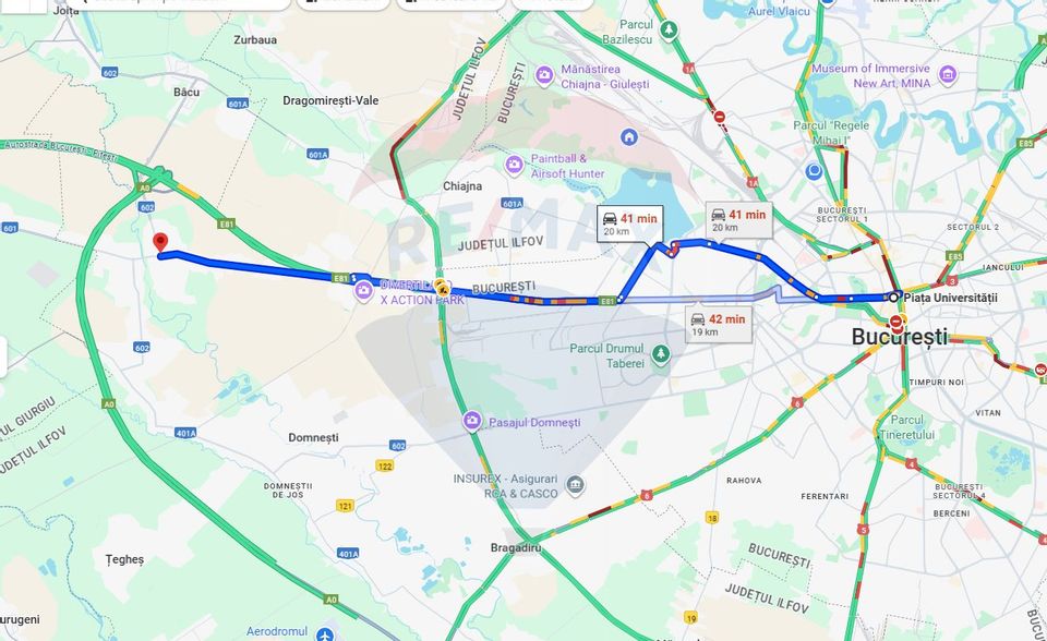 Land 25,844sqm Ciorogarla / Calea Bucuresti