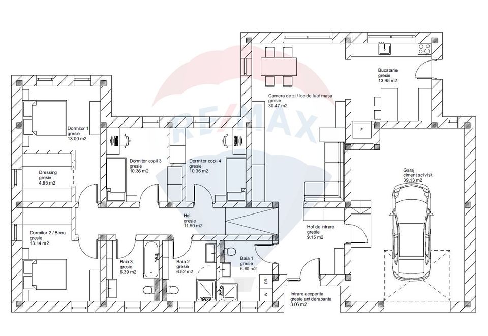 Casă nZEB Nouă, 4 Dormitoare și Garaj, Zona Dealuri Oradea, De Vânzare