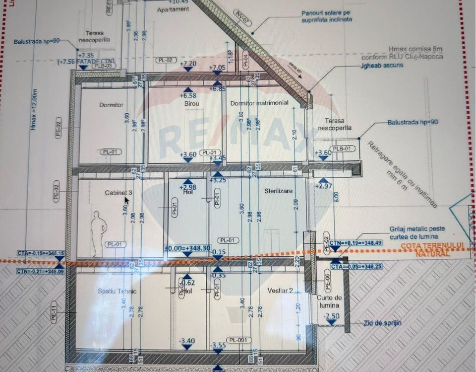 Spațiu medical,370mp utili, 4 niveluri, parcari, Grigorescu