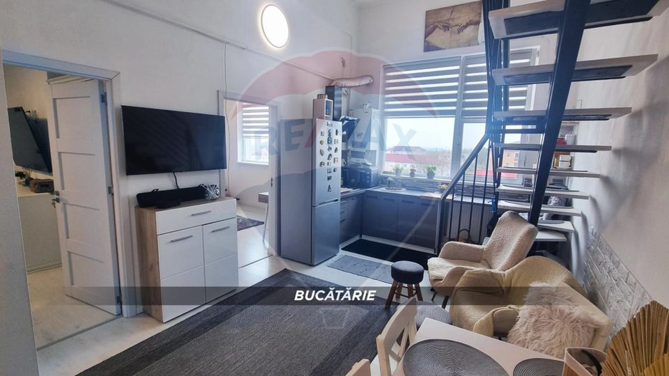 Apartament 3 camere, doua niveluri, compartimentare unica-Victor Babes