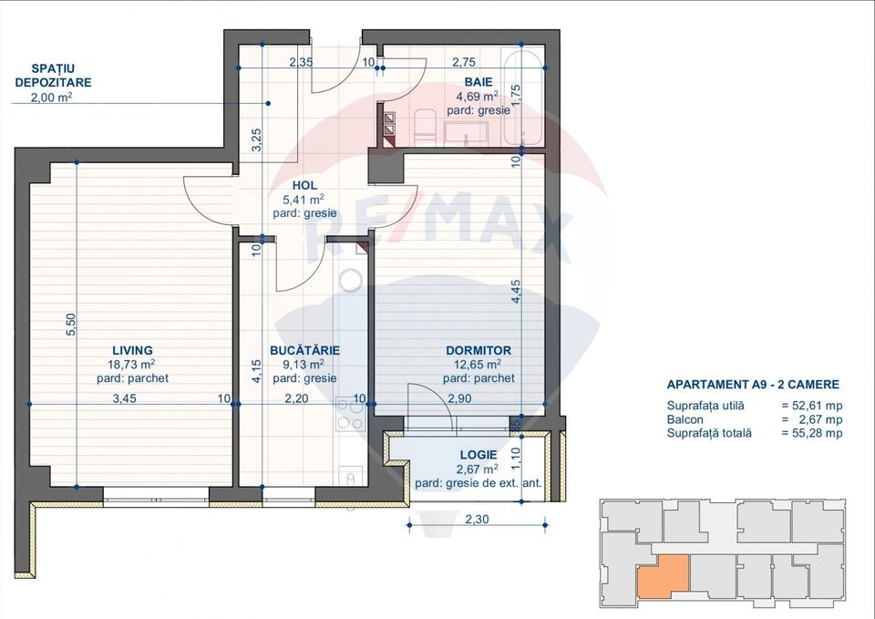 Apartament Nou de Vânzare 2 Camere în Iasi - CUG - 0% Comision