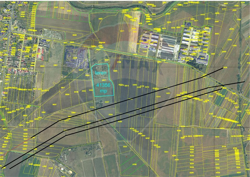 Terenuri Investitie 43485 mp Ungheni-Mures / Autostrada