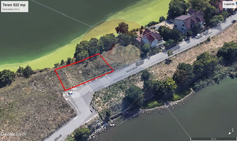 Teren cu deschidere lacul Colentina zona Doamna Ghica Fundeni