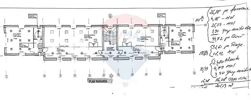 190sq.m Commercial Space for rent, Central area