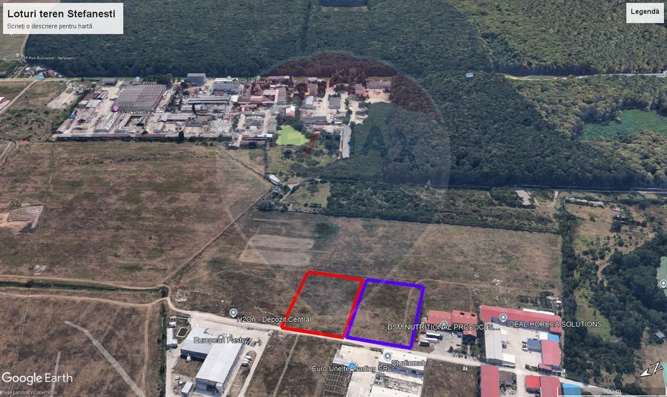 Land 5,800sqm Stefanestii de Jos / Strada Linia de centura