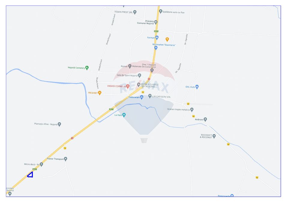 Land 1,503sqm Nojorid / Soseaua DN79