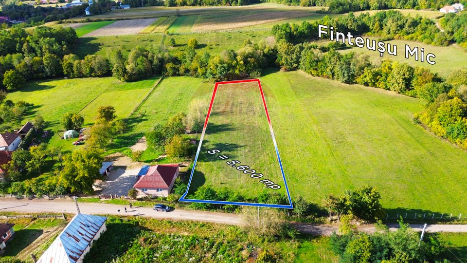 Teren 5,600mp Finteusu Mic / Strada Principala