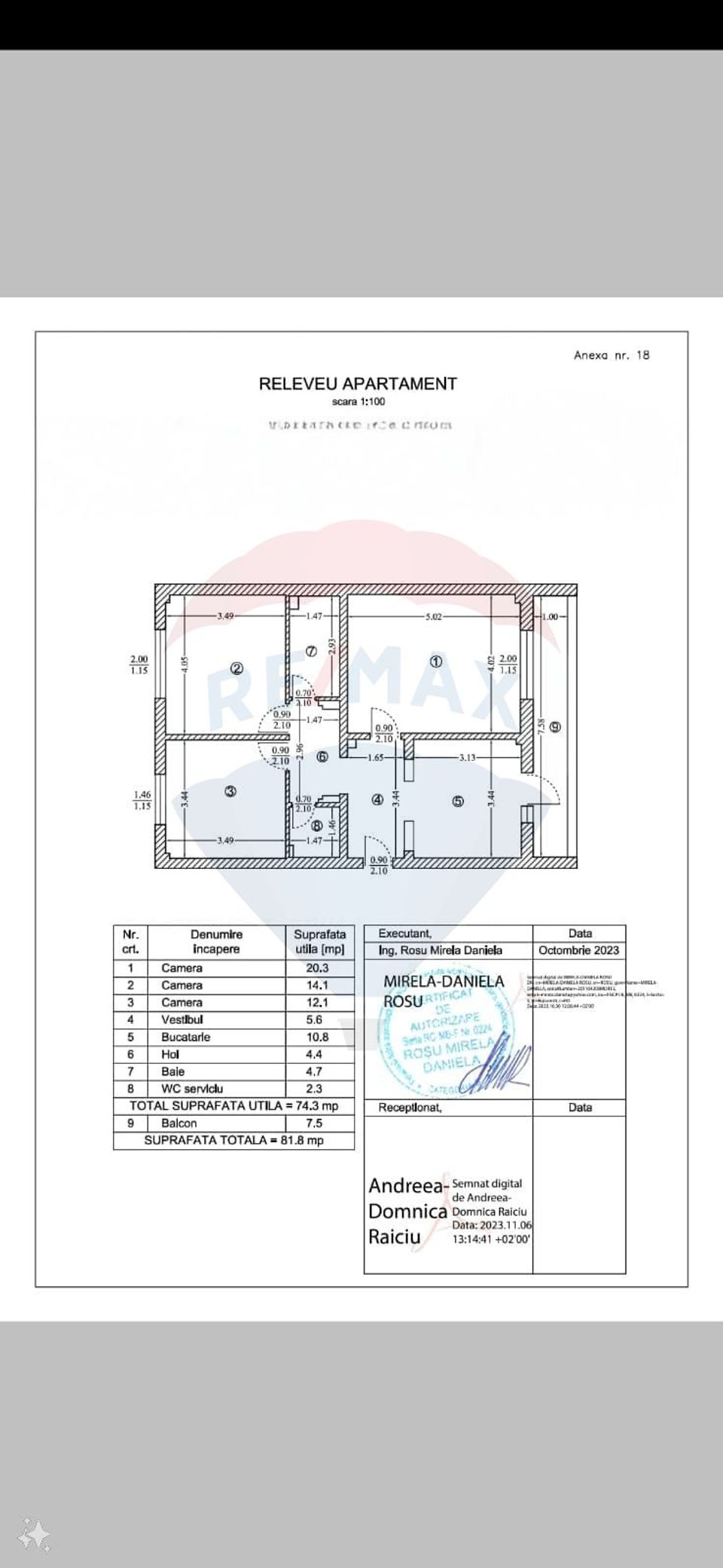 3 room Apartment for rent, Brancoveanu area