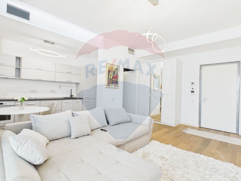 Apartament cu 3 camere si parcare in One Herastrau Park, de inchiriat
