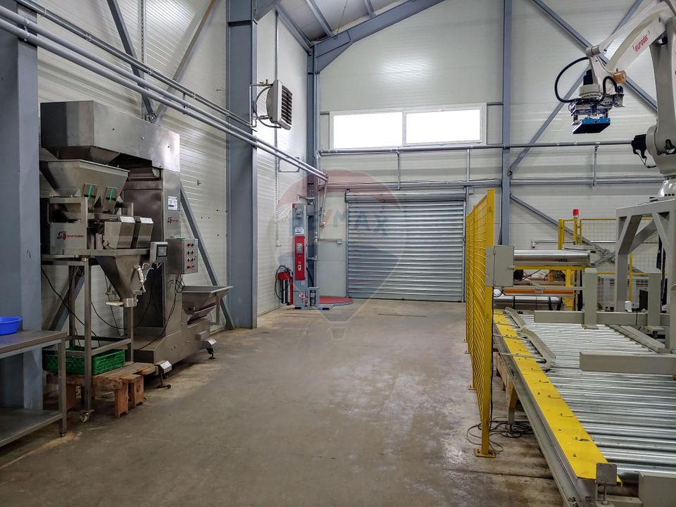 Spațiu industrial-depozit de 1120mp de închiriat în Dumbrăveni, SV
