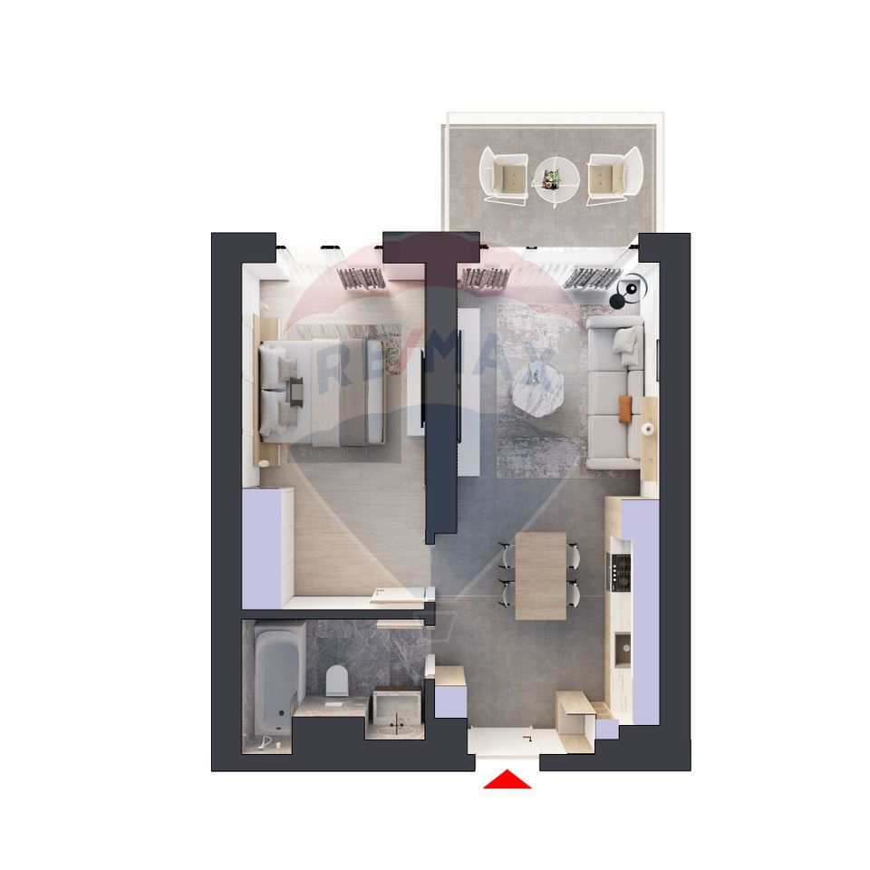 Studio Dublu Premium – Spatiu Generos