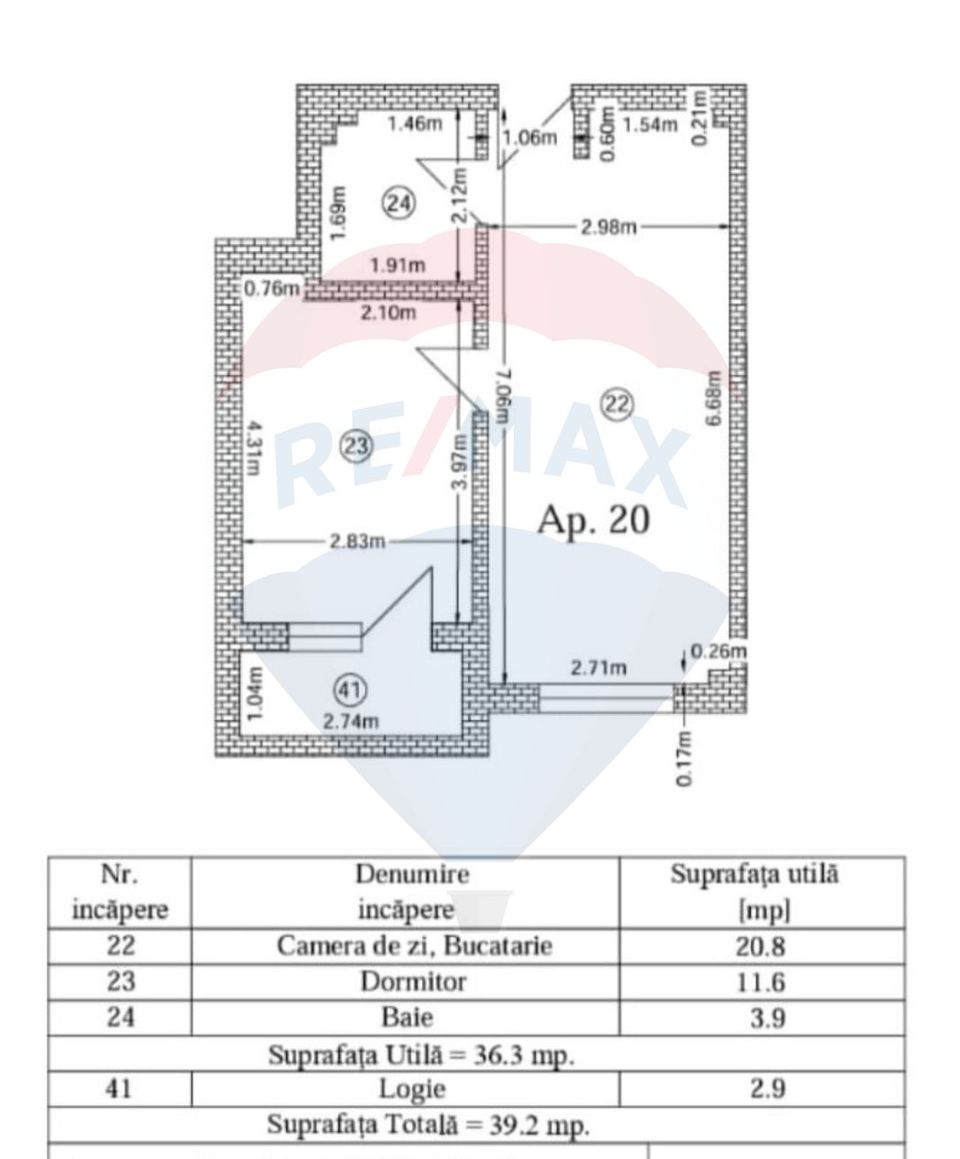 2 room Apartment for sale