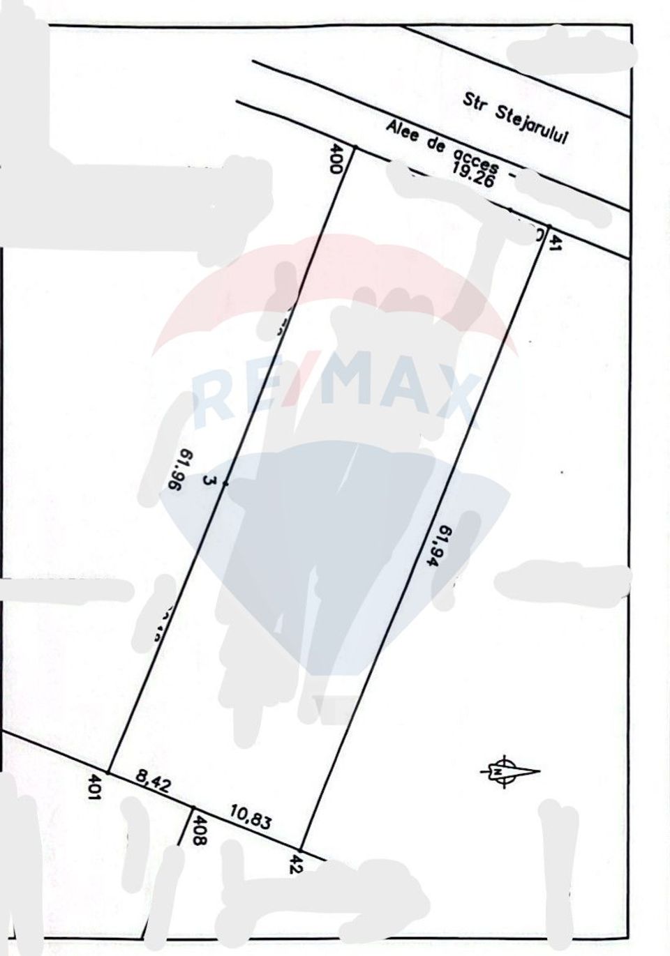 Land 1,193sqm Malu Mare / Strada stejarului