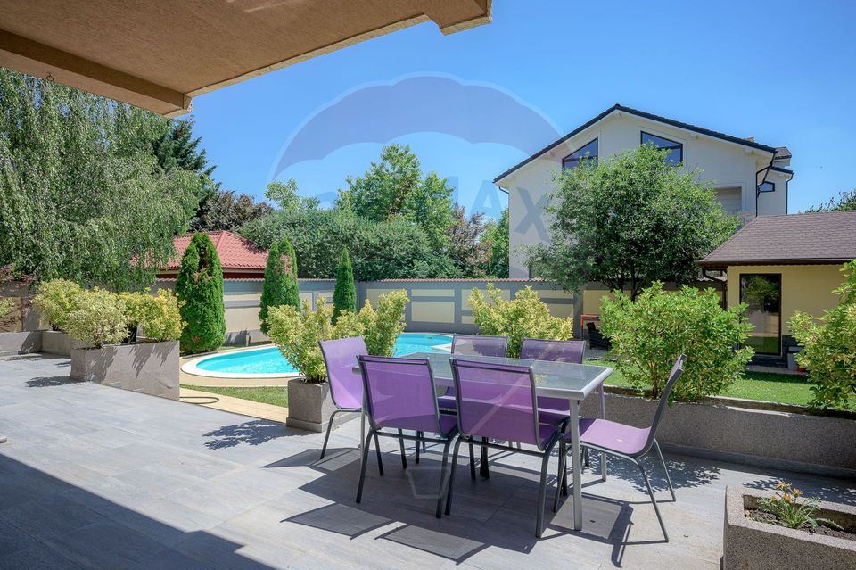 Luxury mediterranean villa | Pipera | Piscina & Foisor |  teren 1000mp