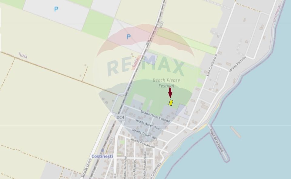 Teren INTRAVILAN de 1,146mp in Costinesti / Strada Henri Coanda
