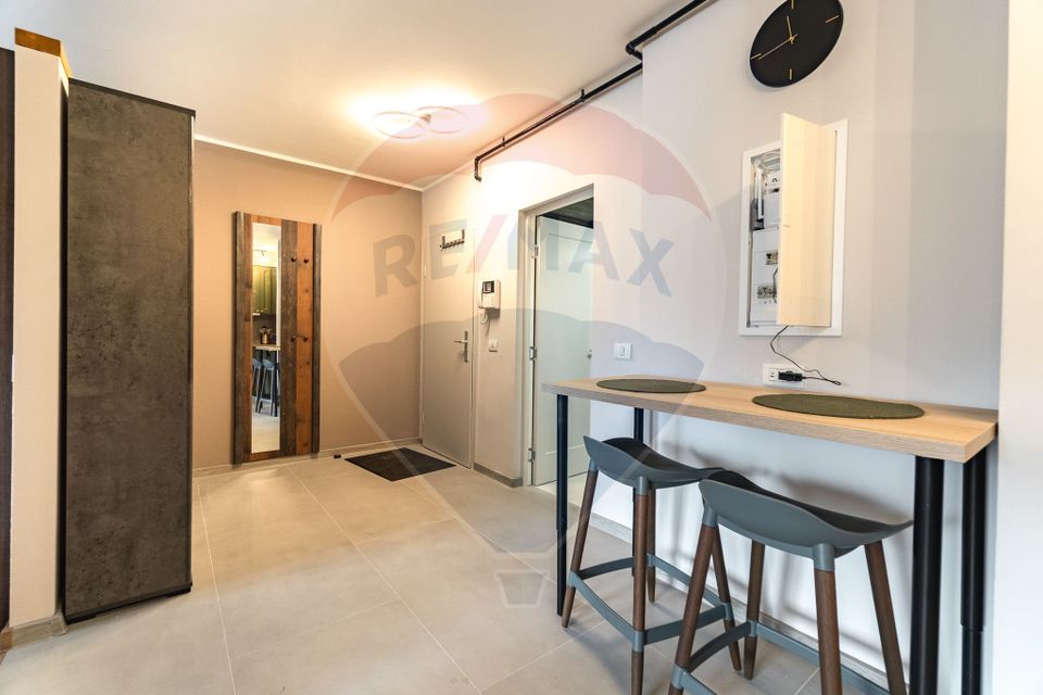 Studio de închiriat | 41,5 mp utili | Mobilat lux