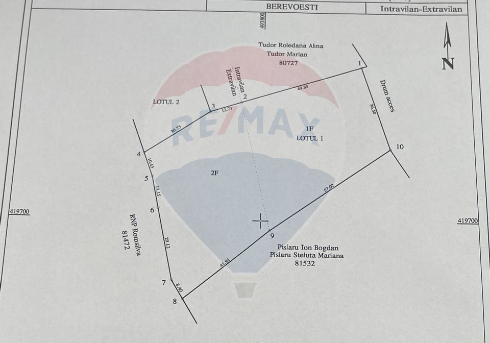 Teren de vanzare pretabil casa de vacanta