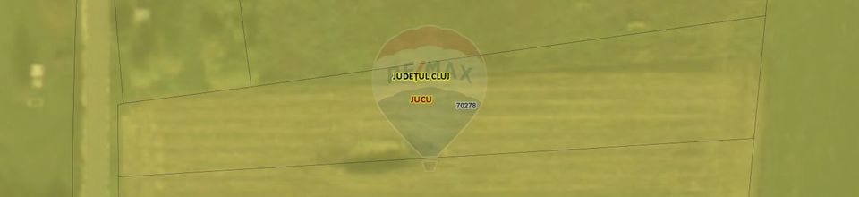 Teren intravilan, 2,900 mp Jucu de Sus, la asfalt
