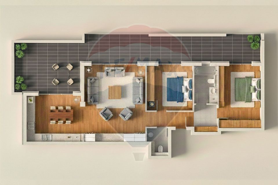 3 room Apartment for sale, Lipovei area