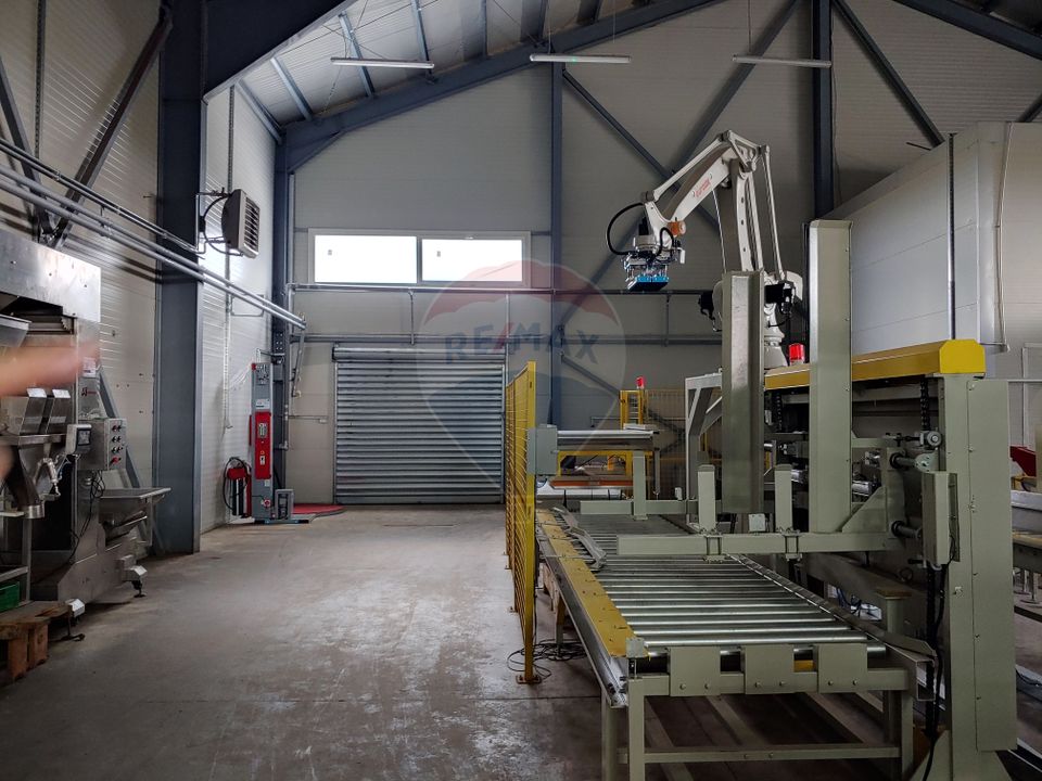 Spațiu industrial-depozit de 1120mp de închiriat în Dumbrăveni, SV