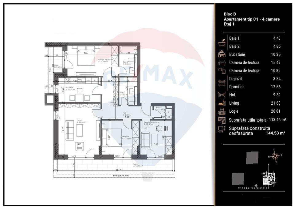 Cosmopolit Zenit – Ansamblu Rezidențial Premium în Răcădău