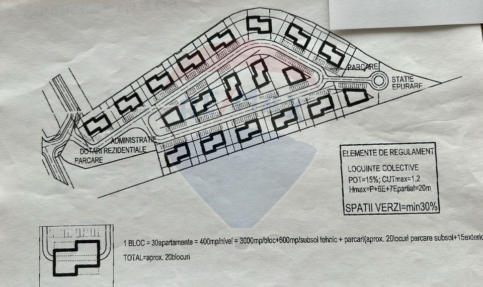 Vanzare Teren intravilan constructii Bragadiru/Sos. Alexandriei