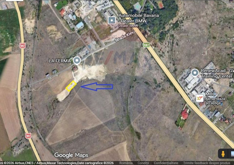 Teren Intravilan Constanta / Bulevardul Tomis/Bavaria Motors