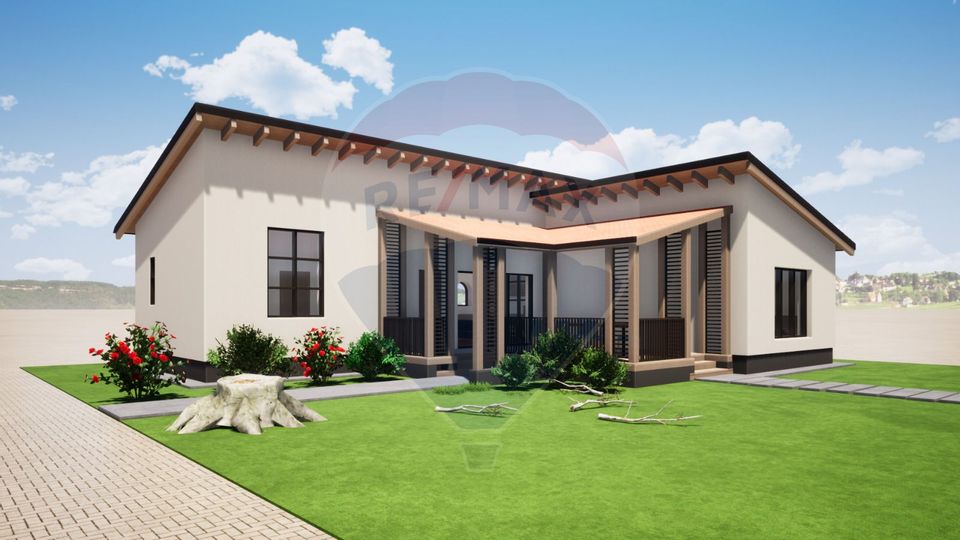 Teren Sacele- zona Kaufland, 500mp, cu proiect, AC, fundatie 150mp