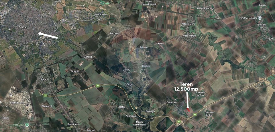 Teren 12.500 mp/Extravilan/ Dumbrava-Prahova