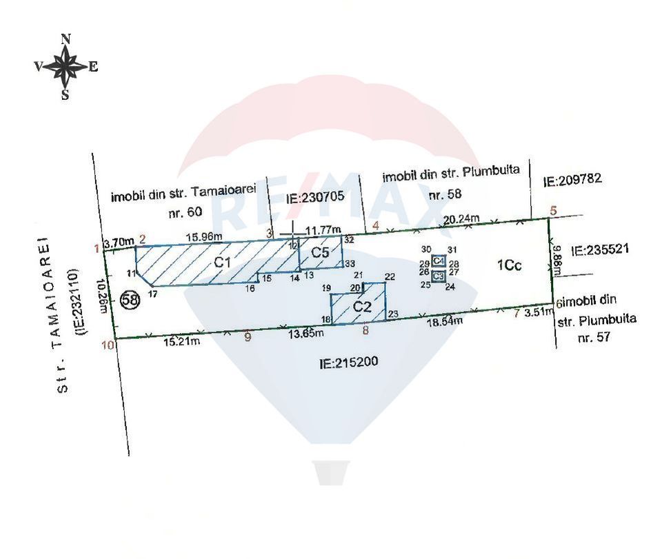 Land 524sqm Strada Tamaioarei