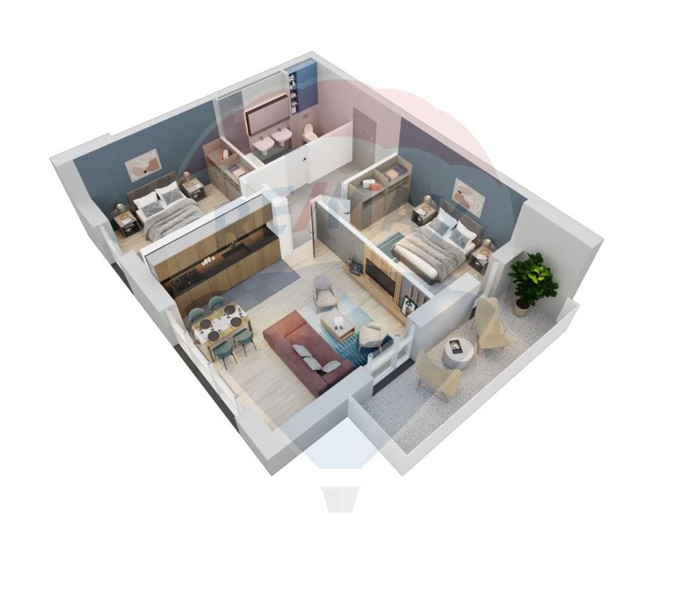 De Vanzare Apartament 3 camere Buftea