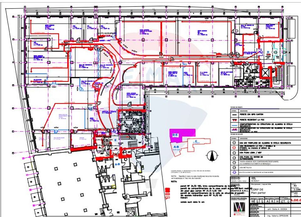 Class A office space for rent in the Tineretului area