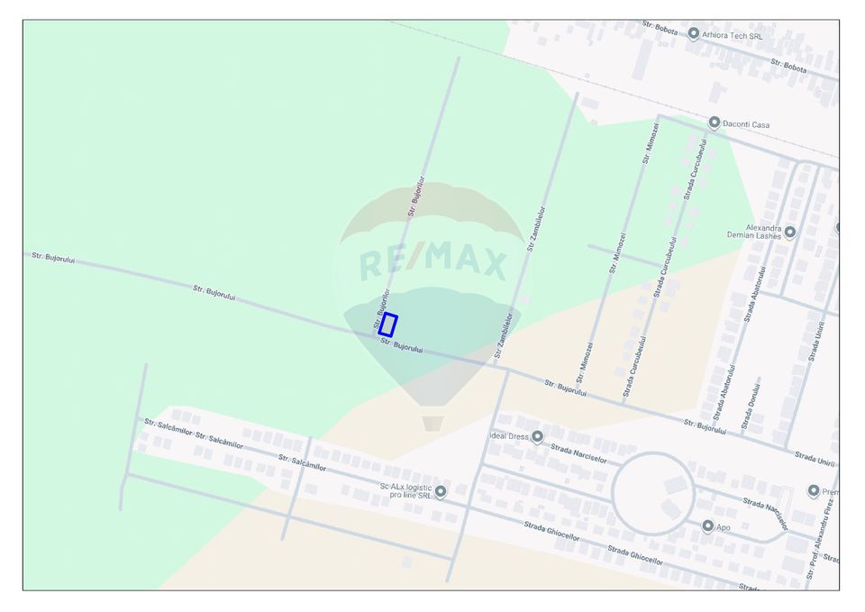 Land 512sqm Santandrei / Strada Bujorilor