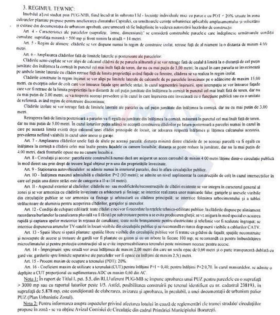 Land 8,733sqm Soseaua Dobroesti