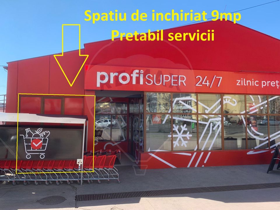 Spațiu comercial  / 9mp / adiacent PROFI / Micro 6