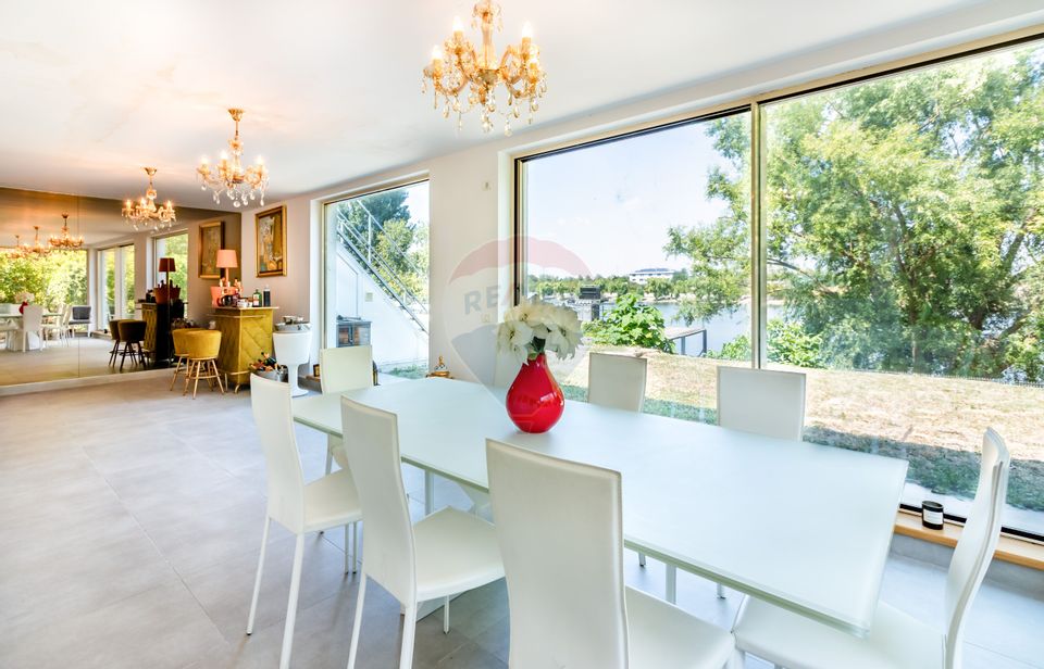 Snagov - Vila 5 camere cu terase mari si iesire directa la lac