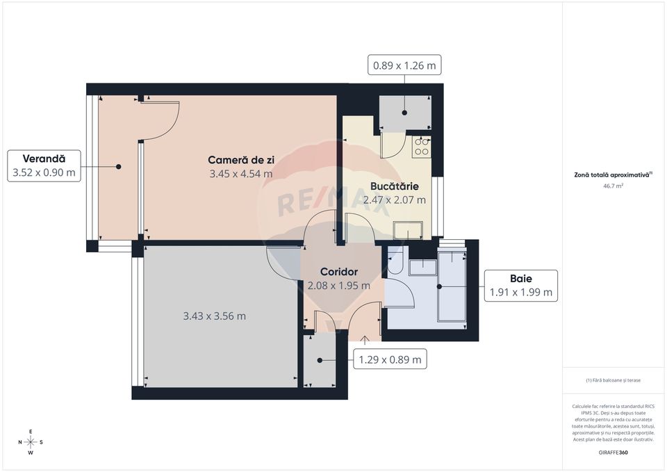 Apartament cu 2 camere de vânzare în zona Eroii Revolutiei