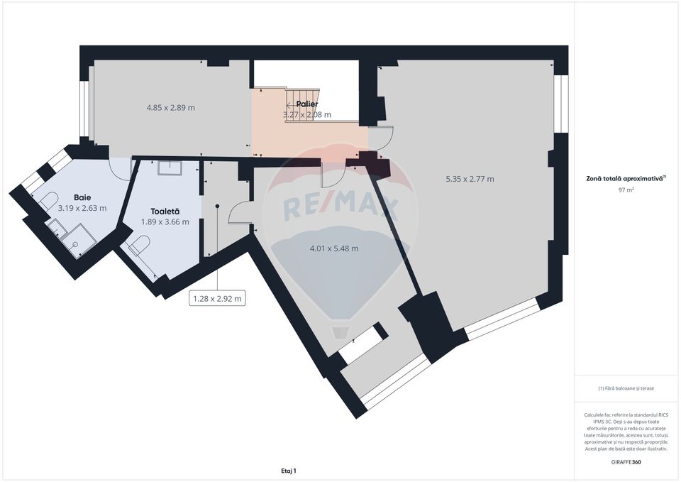 Duplex spatios de inchiriat - Tineretului