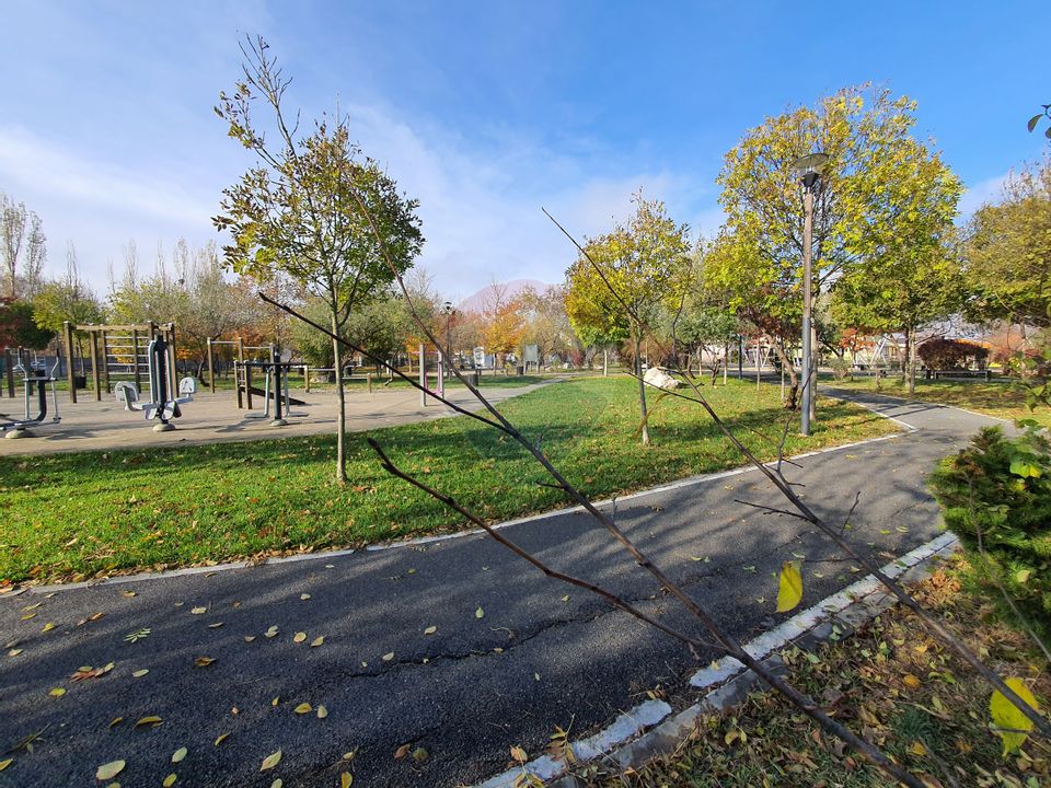 Buftea construction land at the park and road